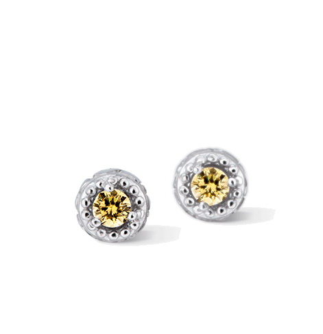 Серьги Carrera y Carrera Velazquez Mini Earrings (Yellow Sapphire) DA13079 020406