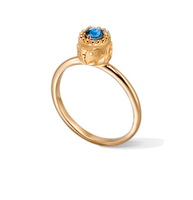 Кольцо Carrera y Carrera Velazquez Solitaire (Blue Sapphire) DA13078 010404