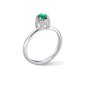 Кольцо Carrera y Carrera Velazquez Solitaire (Emerald) DA13078 020202
