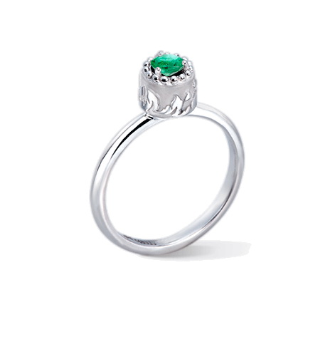 Кольцо Carrera y Carrera Velazquez Solitaire (Emerald) DA13078 020202