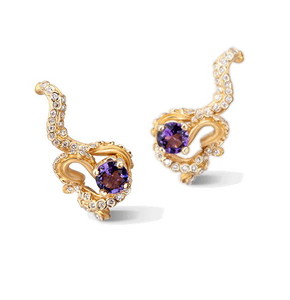 Серьги Carrera y Carrera Pulpo Mini Earrings DA14406 010108