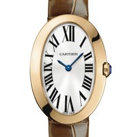Cartier Baignoire Small (RG / Silver/ Leather)