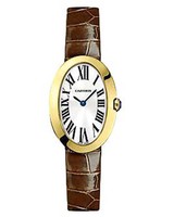 Cartier Baignoire Small (YG / Silver/ Leather)