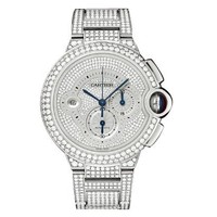 Cartier Ballon Bleu Extra Large Chronograph (WG-Diamonds/ Diamonds /WG-Diamonds)