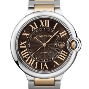 Cartier Ballon Bleu Large (RG - SS/ Chocolate / RG - SS)