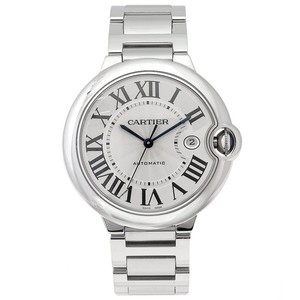 Cartier Ballon Bleu Large (SS / Silver / SS Bracelet)