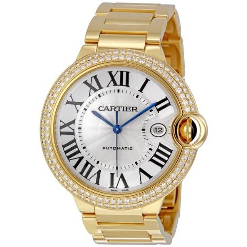 Cartier Ballon Bleu Large (YG- Diamonds / Silver/ YG)