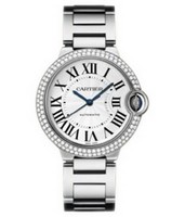 Cartier Ballon Bleu Medium (WG - Diamonds / Silver / WG)
