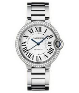 Cartier Ballon Bleu Medium (WG - Diamonds / Silver / WG)