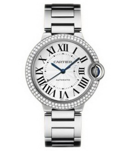 Cartier Ballon Bleu Medium (WG - Diamonds / Silver / WG)