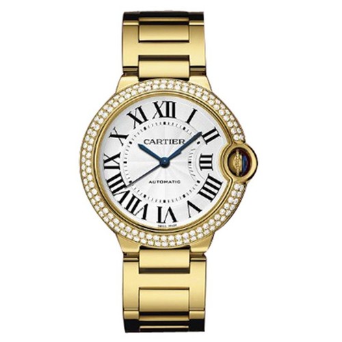 Cartier Ballon Bleu Medium (YG- Diamonds / Silver/ YG)