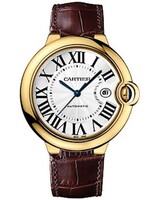 Cartier Ballon Bleu Medium (YG / Silver/ Leather)