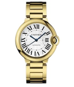 Cartier Ballon Bleu Medium (YG /Silver/ YG)
