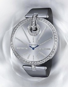 Cartier Captive De Cartier Extra Large (WG-Diamonds/ Silver -Diamonds / Fabric)