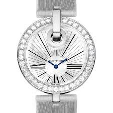 Cartier Captive De Cartier Large (WG-Diamonds/ Silver/ Fabric)