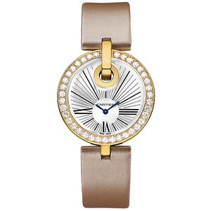 Cartier Captive De Cartier Large (YG-Diamonds/ Silver/ Fabric)