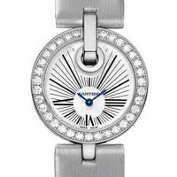 Cartier Captive De Cartier Small (WG-Diamonds/ Silver/ Fabric)