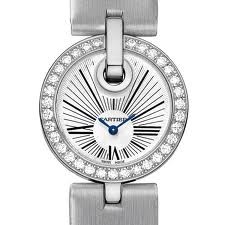 Cartier Captive De Cartier Small (WG-Diamonds/ Silver/ Fabric)