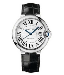 Cartier Cartier Ballon Bleu de Cartier Automatic Medium (WG / Silver / Leather Strap)