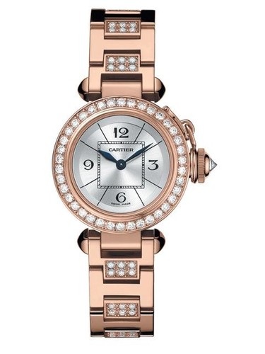 Cartier Miss Pasha (RG- Diamonds / Silver / RG- Diamonds)