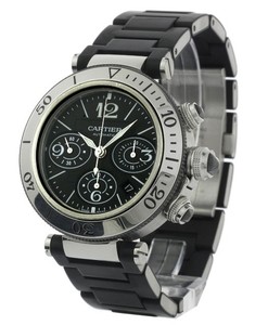 Cartier Pasha Seatimer Chronograph Extra Large (SS/ Black /Rubber)