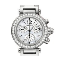 Cartier Pasha Seatimer Medium (WG- Diamonds / MOP / WG)