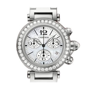 Cartier Pasha Seatimer Medium (WG- Diamonds / MOP / WG)