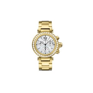 Cartier Pasha Seatimer Medium (YG- Diamonds / MOP / YG)