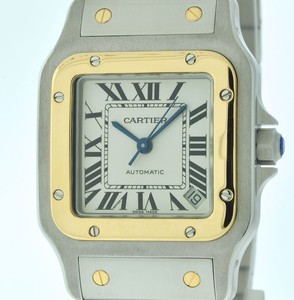 Cartier Santos Automatic (YG - SS / Silver / YG - SS)