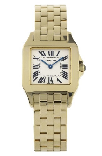 Cartier Santos Demoiselle Medium (YG / Silver / YG)