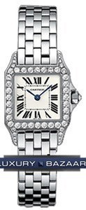 Cartier Santos Demoiselle (WG - Diamonds/ Silver / WG)