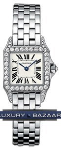 Cartier Santos Demoiselle (WG - Diamonds/ Silver / WG)