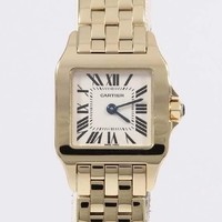 Cartier Santos Demoiselle (YG / Silver / YG)