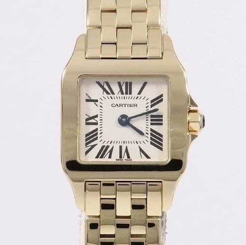 Cartier Santos Demoiselle (YG / Silver / YG)