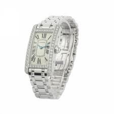 Cartier Tank Americaine Ladies (WG - Diamonds / Silver / WG )