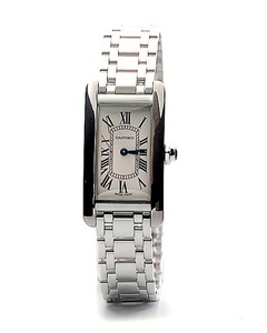 Cartier Tank Americaine Ladies (WG / Silver / WG )