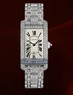 Cartier Tank Americaine Medium (WG-Diamonds / Silver / WG-Diamond Bracelet)