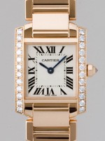 Cartier Tank Francaise (RG - Diamonds / Silver / RG )