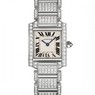 Cartier Tank Francaise Small ( WG-Diamonds / Silver / WG-Diamond Bracelet)