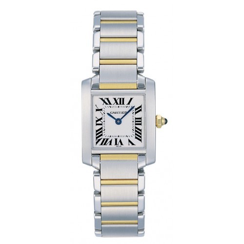 Cartier Tank Francaise (SS/ Silver /SS -YG)