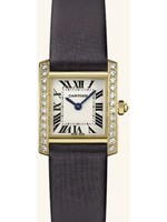 Cartier Tank Francaise (YG-Diamonds / Silver / Satin )