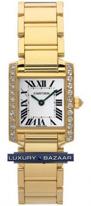 Cartier Tank Francaise (YG - Diamonds / Silver / YG )