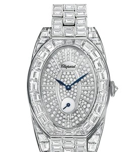 Chopard Classic Oval Set (WG-Baguettes / Diamonds / WG-Baguettes) 107122-1002