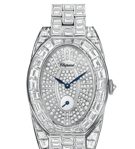 Chopard Classic Oval Set (WG-Baguettes / Diamonds / WG-Baguettes) 107122-1002