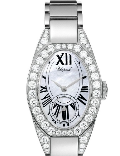 Chopard Classic Oval (WG-Diamonds / MOP / WG) 107228-1002