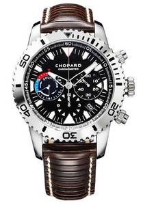 Chopard Classic Racing Chrono Countdown (SS / Black / Leather) 168463-3001