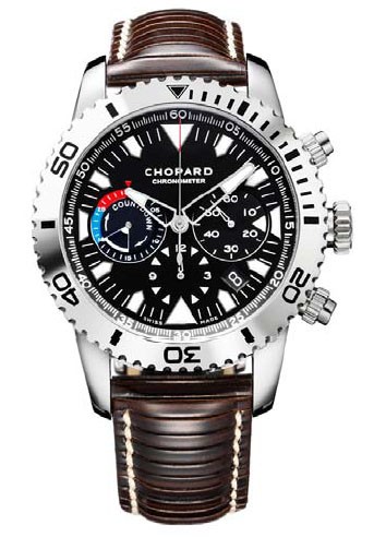 Chopard Classic Racing Chrono Countdown (SS / Black / Leather) 168463-3001