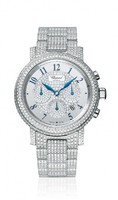 Chopard Elton John Chronograph (WG / White-Diamonds / Diamond Bracelet) 141868-1001