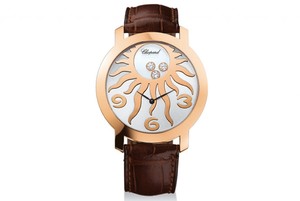 Chopard Happy Diamonds Happy Sun (RG / Gold / Leather) 207469-5001
