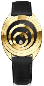 Chopard Happy Spirit (YG / Black / Leather) 207060-0001